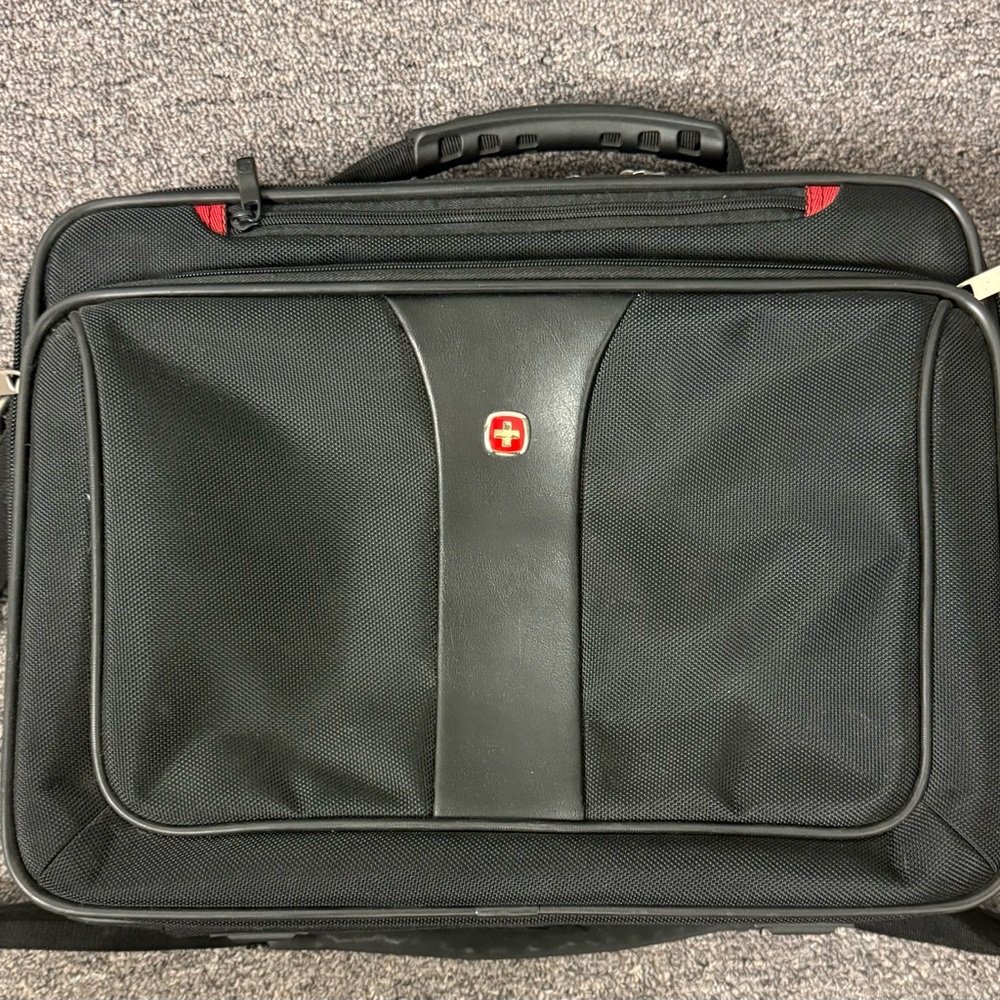 Wenger Swiss Army Black Laptop Bag